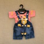 Baby jumsuit with teddy toy for 1-2 years