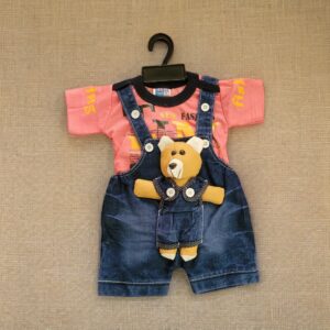 Baby jumsuit with teddy toy for 1-2 years