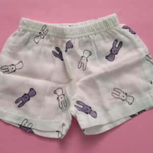 bunny print shorts