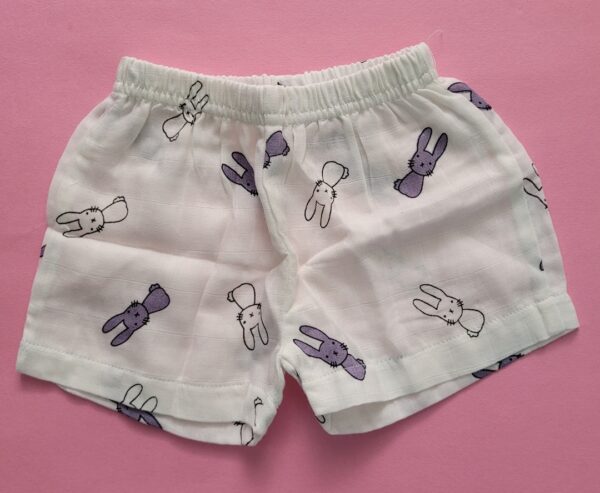 bunny print shorts