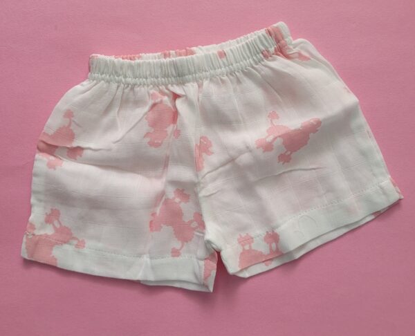 organic muslin cotton shorts