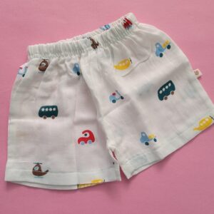 car print shorts