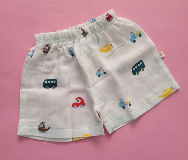 car print shorts