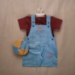 jumpsuit meroon colour for babies