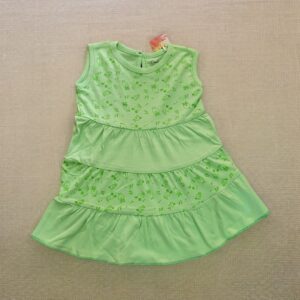 Green frock for babies