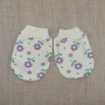 Floral Print Mittens for Babies