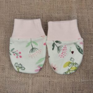 floral print mittens for newborns