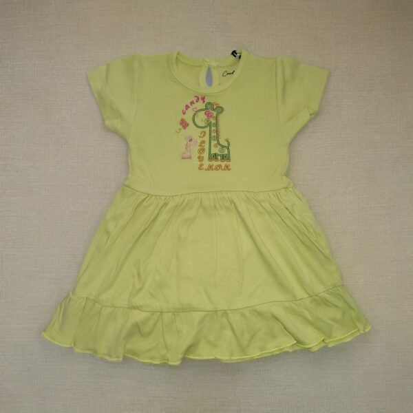 yellow frock for babies