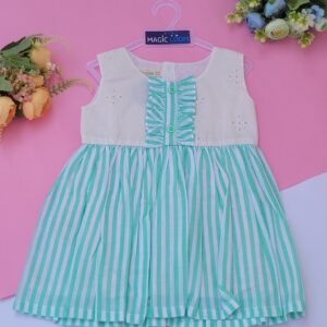 sleeveless frock for baby girls