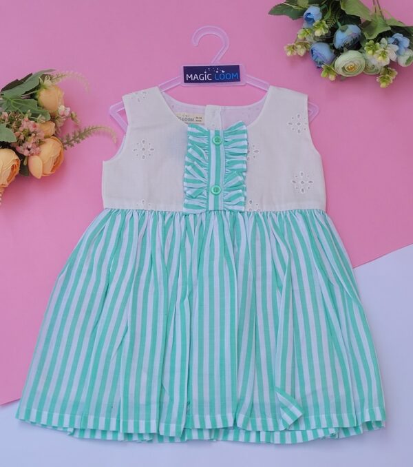 sleeveless frock for baby girls