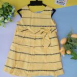 Yellow Colour Cotton frock