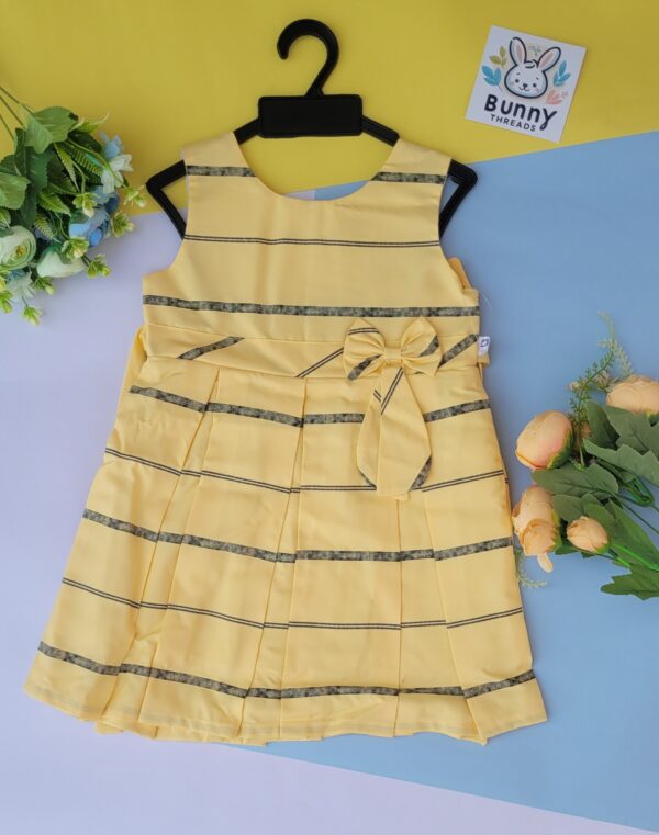 Yellow Colour Cotton frock