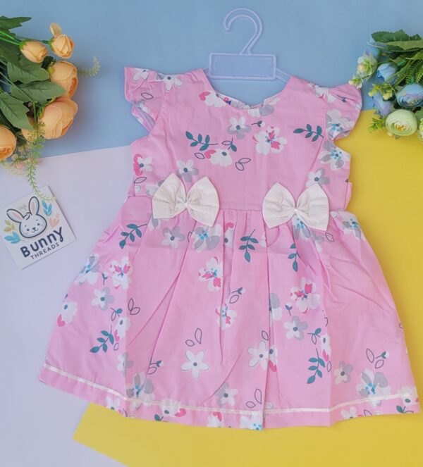 pink frock for babies