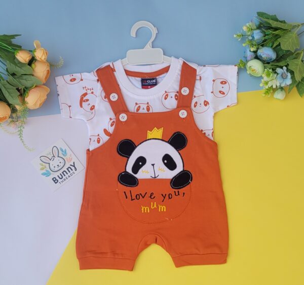 panda printed jumpsuit