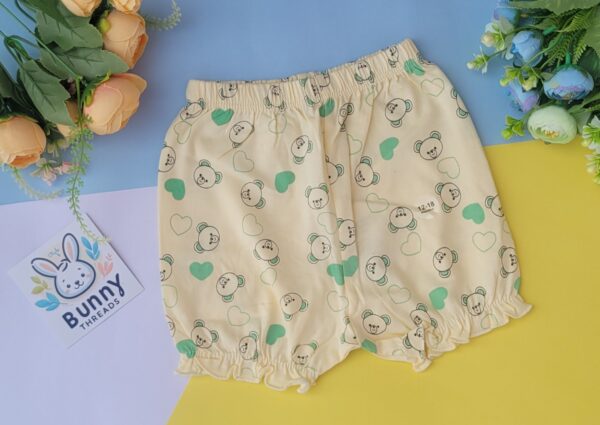 yellow shorts for baby girls