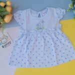 blue cotton frocks