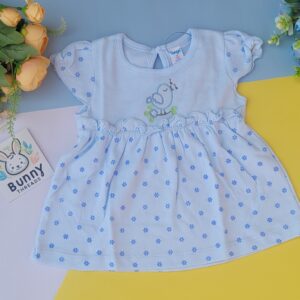 blue cotton frocks