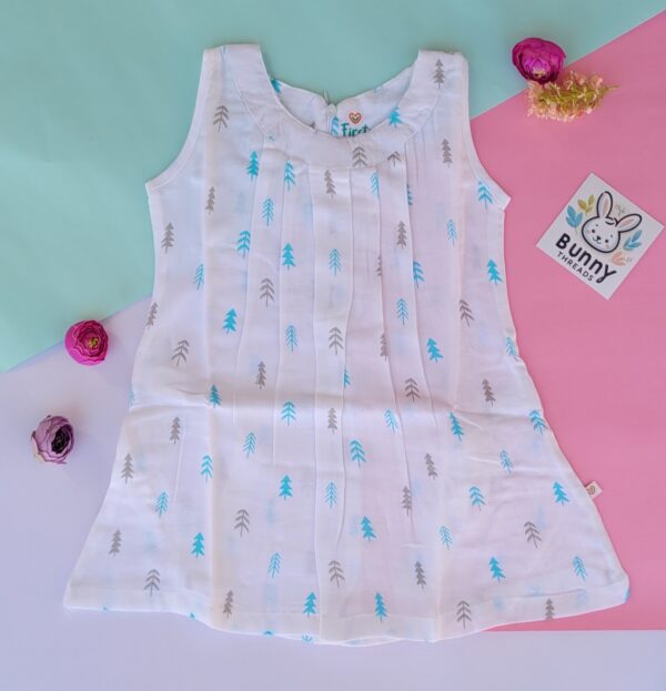 Sleeveless Frock for 1 year baby