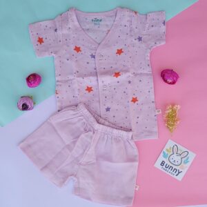 Organic Muslin Cotton Jabla Shorts Set