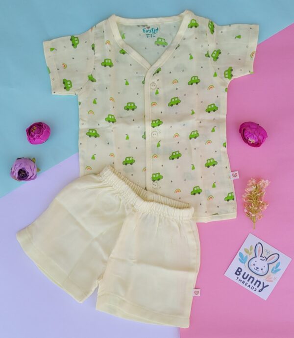 Car print Jabla shorts set