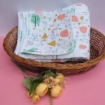 Organic muslin cotton blankets