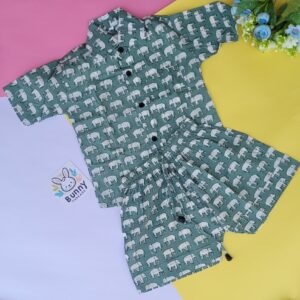 elephant print kids co-ord sets