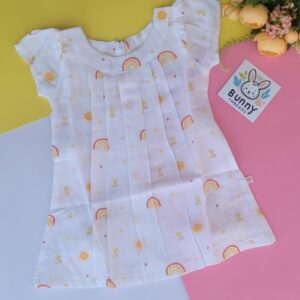 muslin cotton frocks 6-12 months