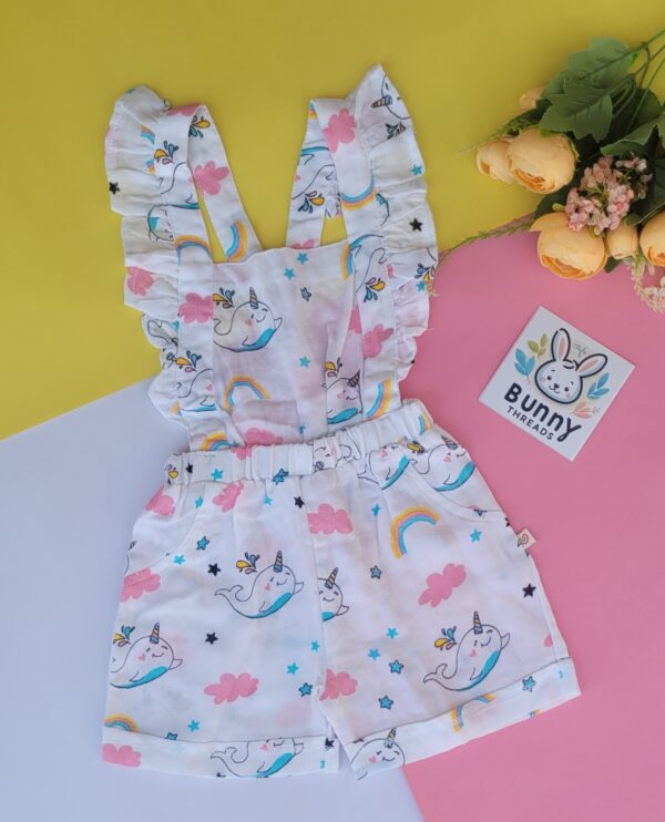 muslin cotton dungaree