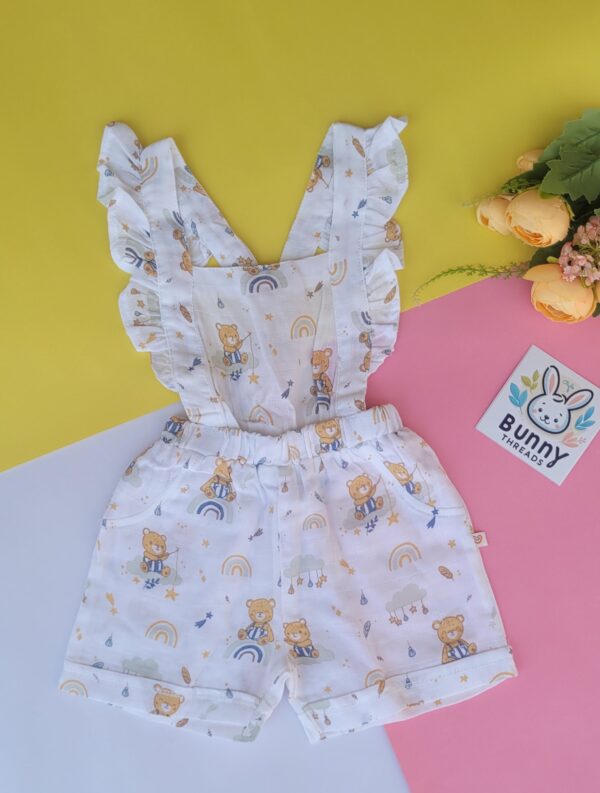 organic muslin cotton dungaree