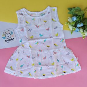 Muslin Cotton frock for baby girl