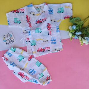 organic muslin cotton coord set for 6-12 months baby