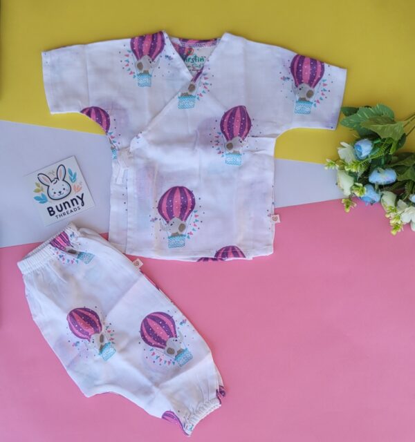 Organic Muslin Cotton co-ord set for babies