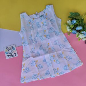 muslin frock for 6-12 months baby