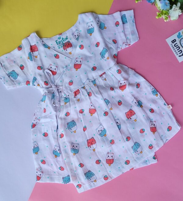 Cotton Kimono Frock for baby girl