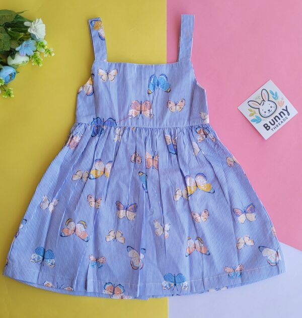 Blue cotton frock