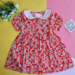 Red cotton frock