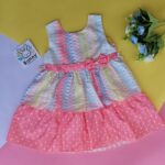 Pink cotton frock for baby girl