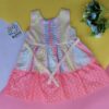 Pink cotton frock for baby