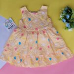 Yellow cotton frock