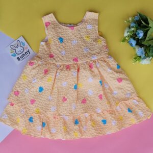 Yellow cotton frock