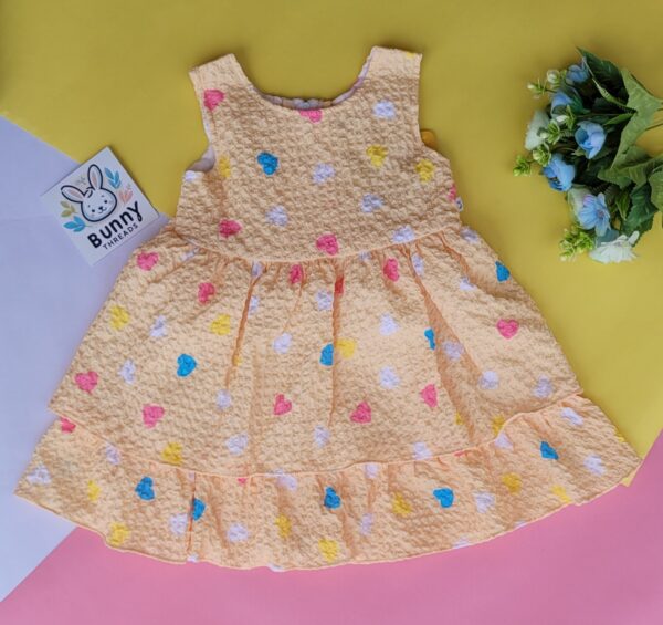 Yellow cotton frock