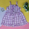 Violet cotton frock