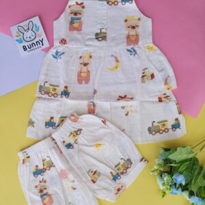 Muslin cotton coord sets for babies