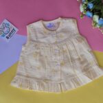 Soft muslin cotton frock for newborn