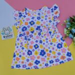 Cotton frock for born babies