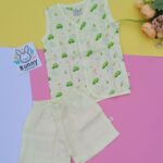 Organic muslin cotton jabla shorts set newborn