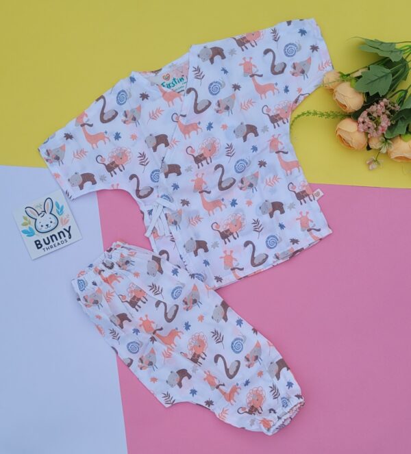 Muslin Cotton Kimono Set for babies