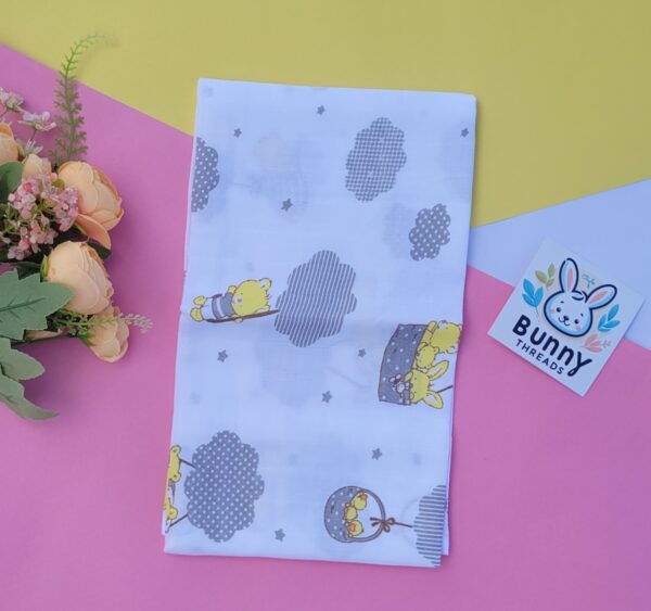 Organic muslin cotton baby towel