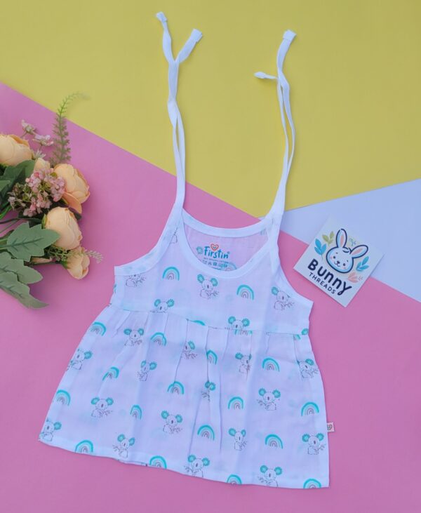 Muslin frock for baby girl