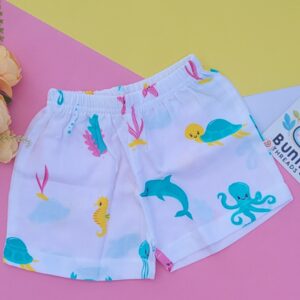 Organic Muslin cotton shorts for babies